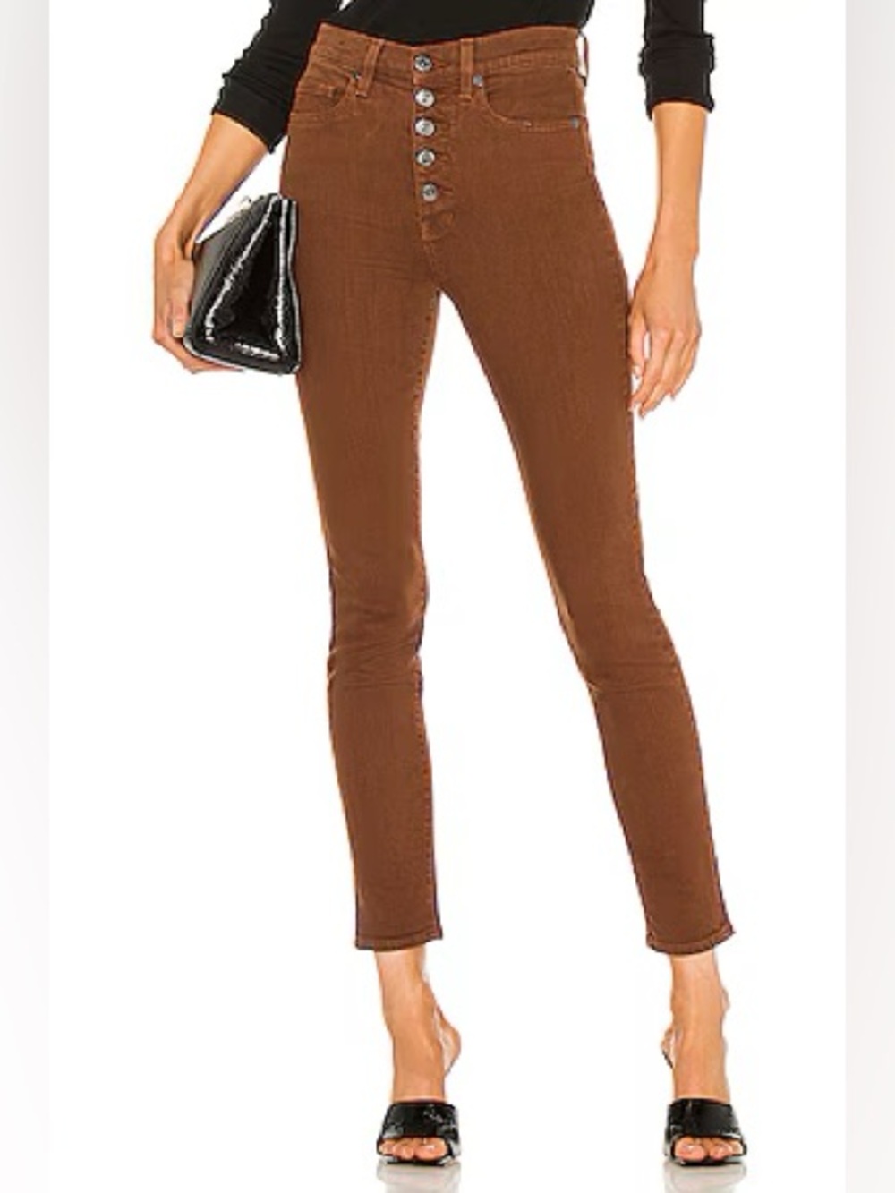 AG26 Veronica Beard Marta Skinny High Rise Jeans